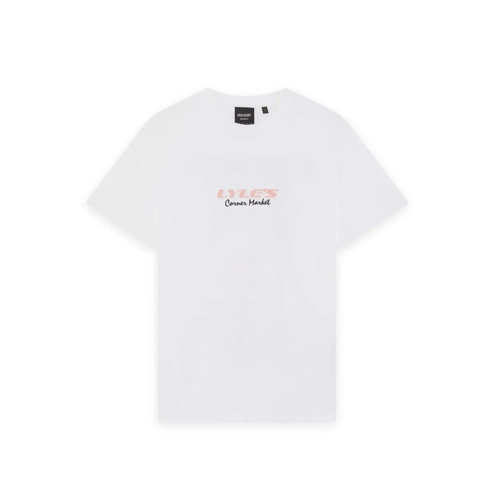 Lyle & Scott TS2404V t-shirt k/m heren – wit