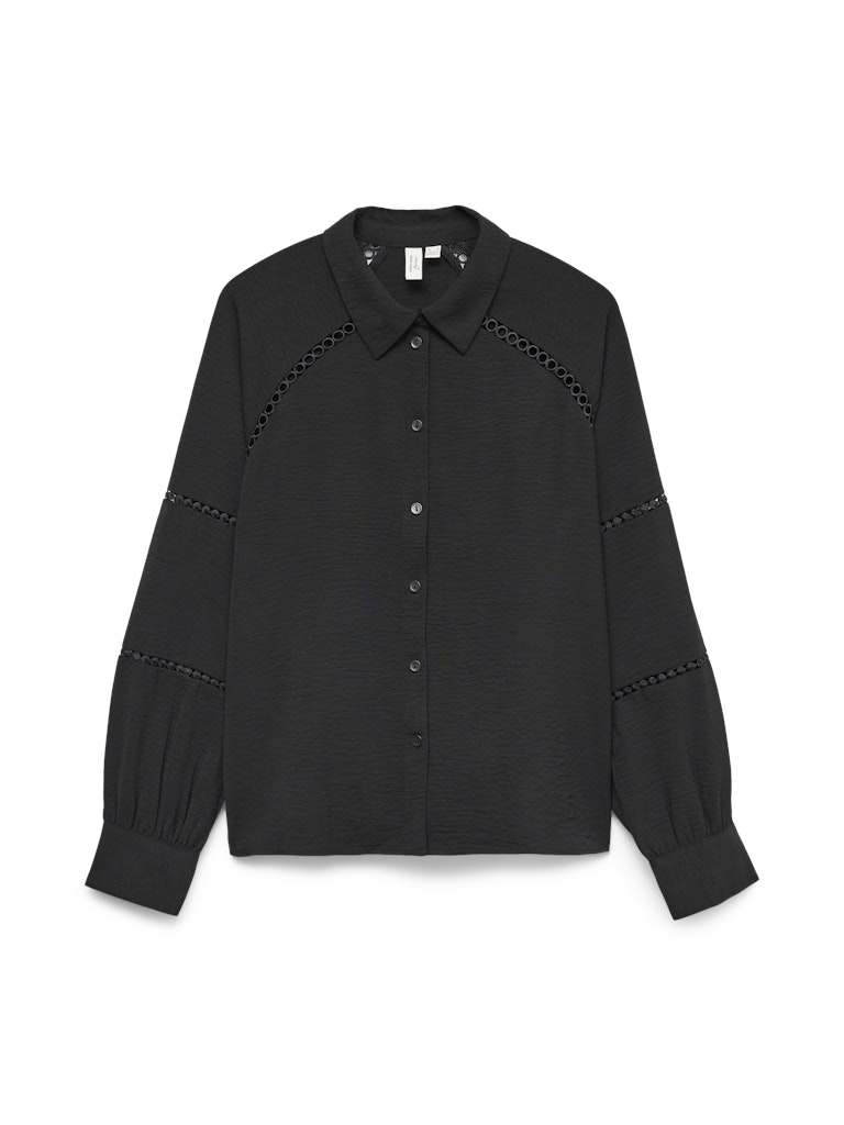 VERO MODA 10335902 Gusla blouse l/m dames – zwart