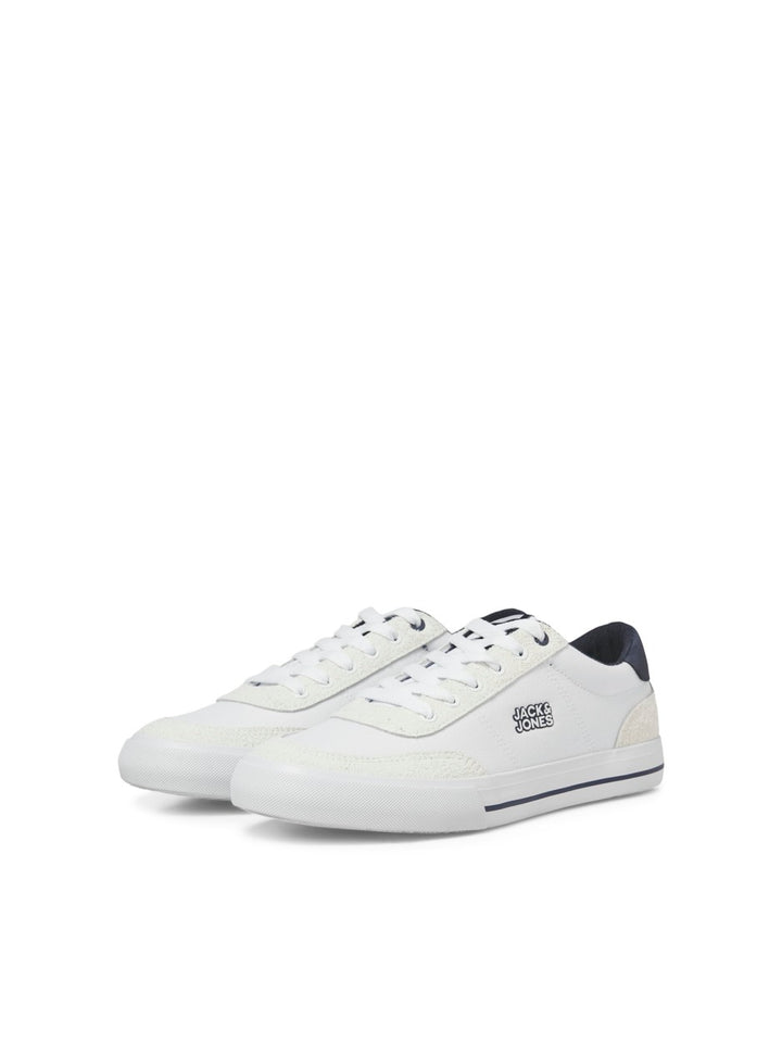 Jack & Jones 12270027 rob sneakers heren – wit dessin
