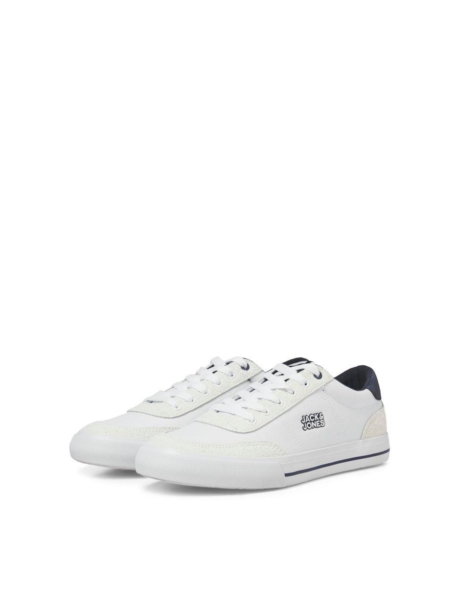 Jack & Jones 12270027 rob sneakers heren wit dessin