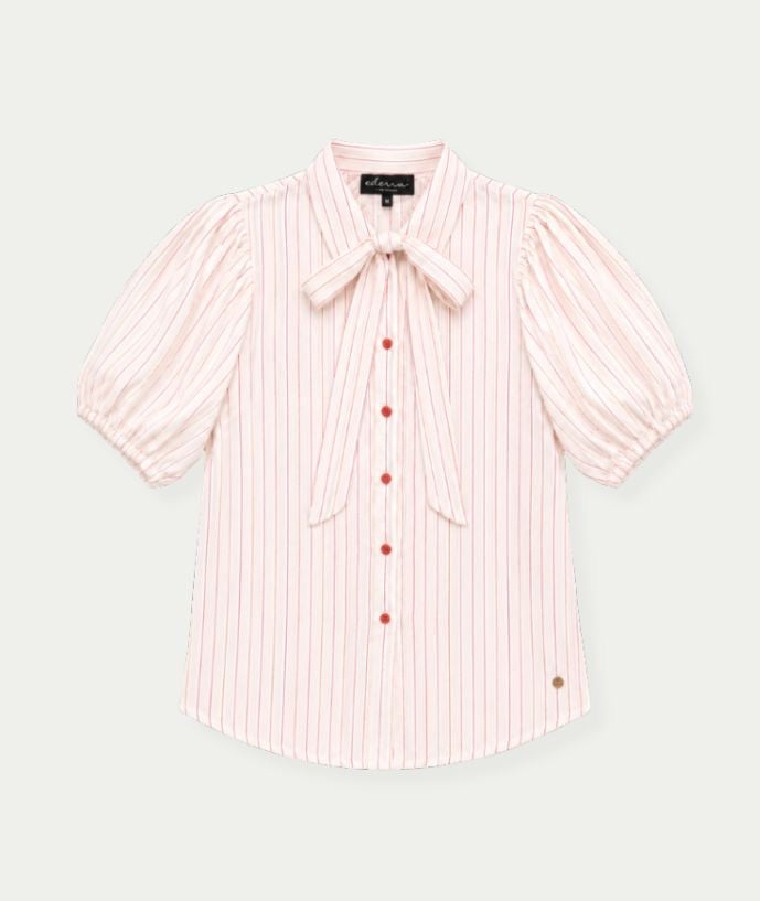 Elvira Casuals blouse k/m dames E3 26-034 Siny ecru dessin