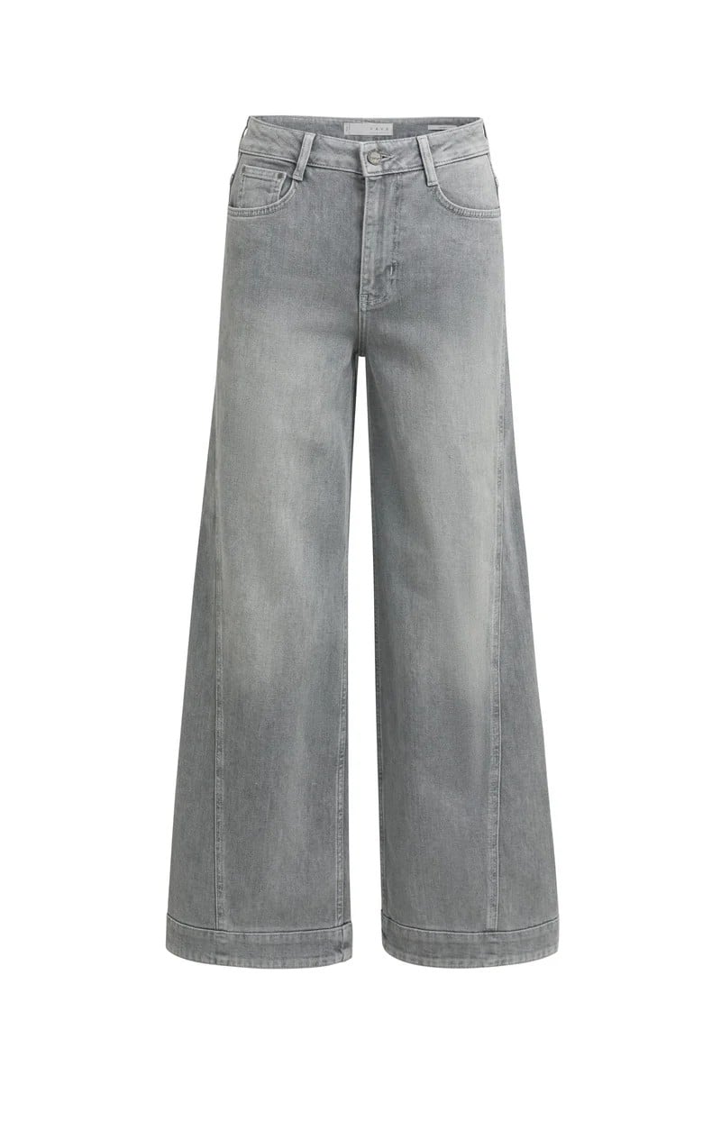 YAYA Women 01-311156-609 jeans loose fit grey denim