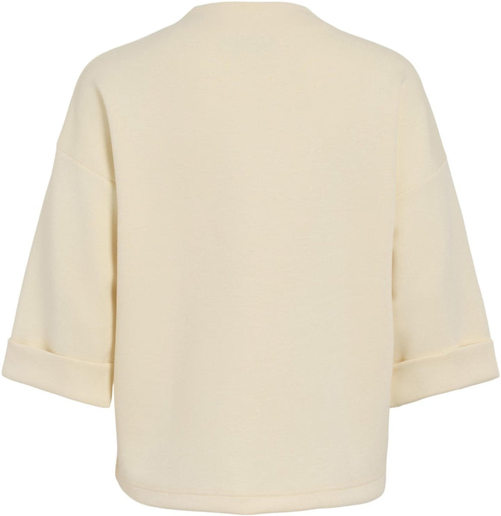 Vila 14117356 Siffi sweater dames beige
