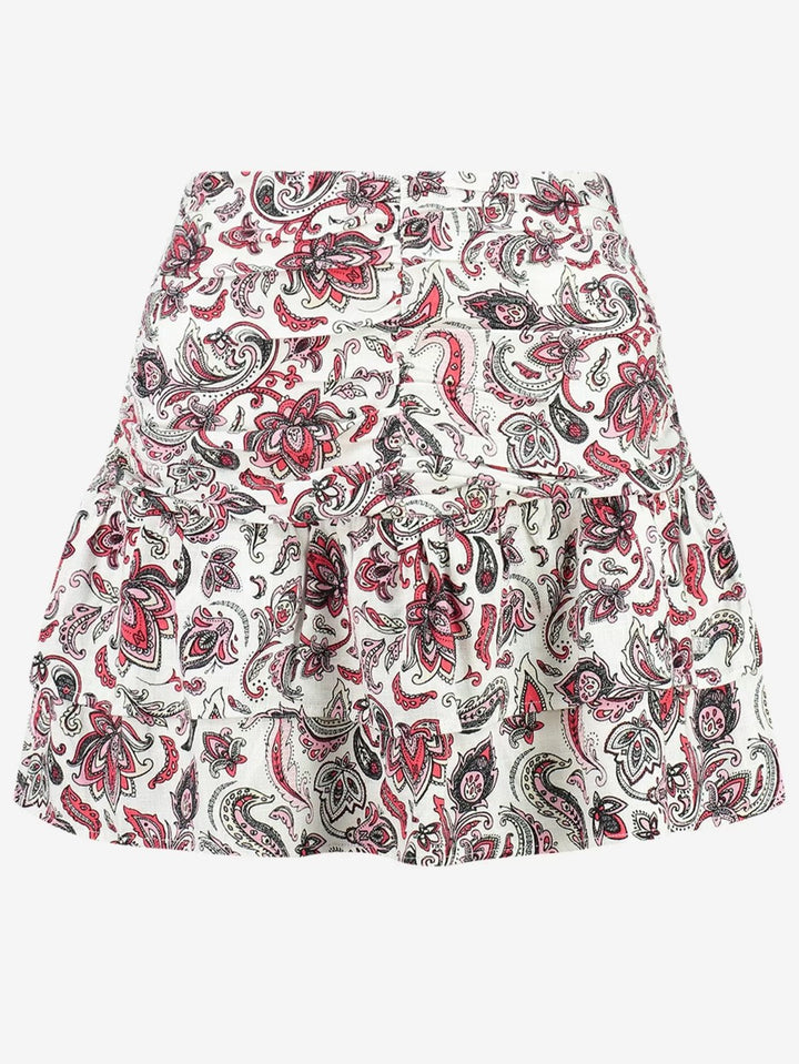 Nikkie N 3-775 2402 rok kort dames – wit dessin