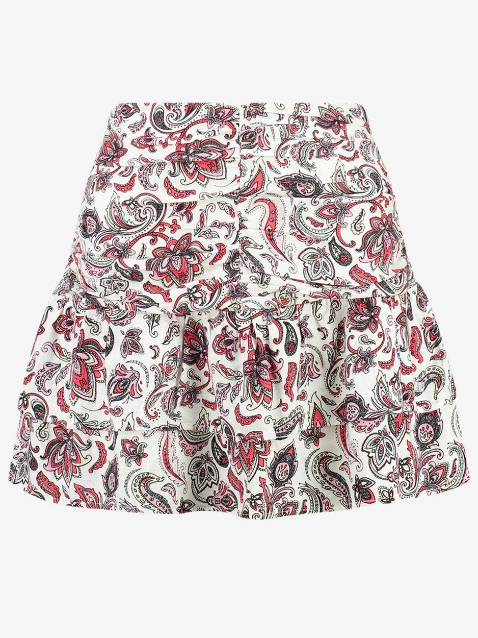 Nikkie N 3-775 2402 rok kort dames – wit dessin
