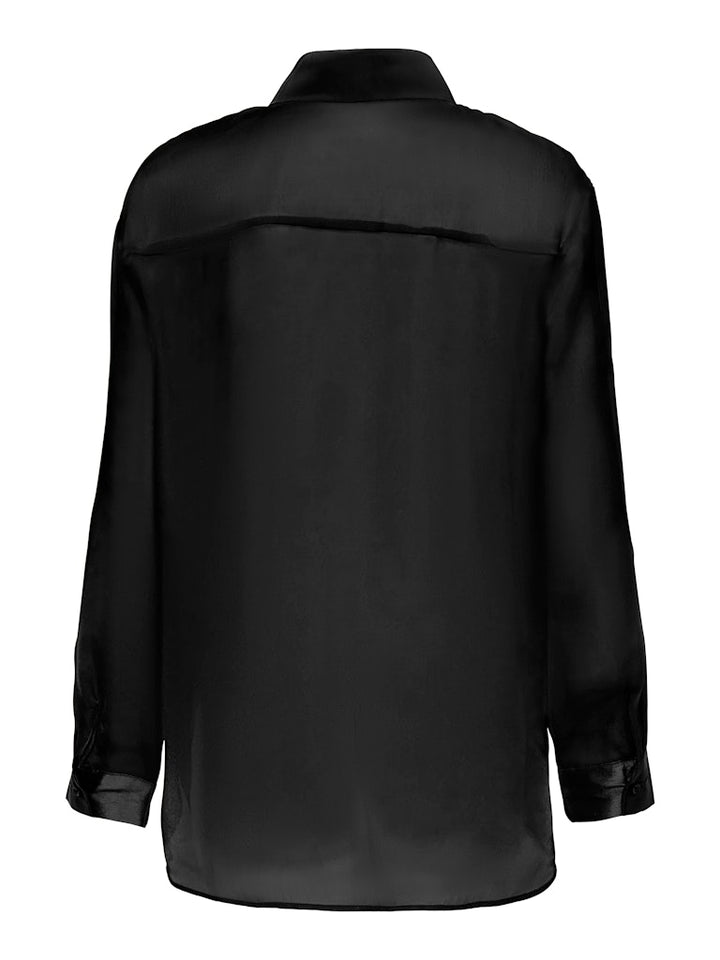 Only 15358407 Stella blouse l/m dames – zwart