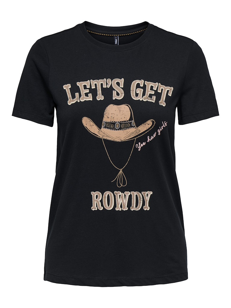 Only zwart t-shirt k/m dames – seizoen HW2526