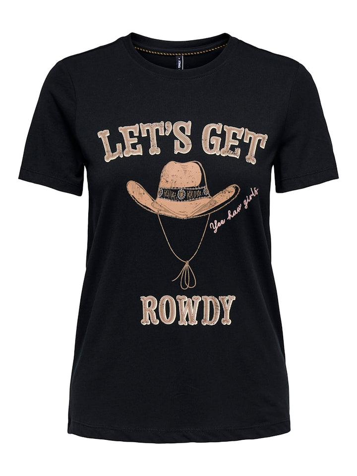 Only zwart t-shirt k/m dames – seizoen HW2526
