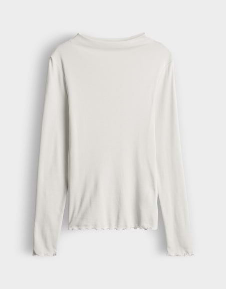 Opus Soninchen 10351611663100 top l/m dames off-white