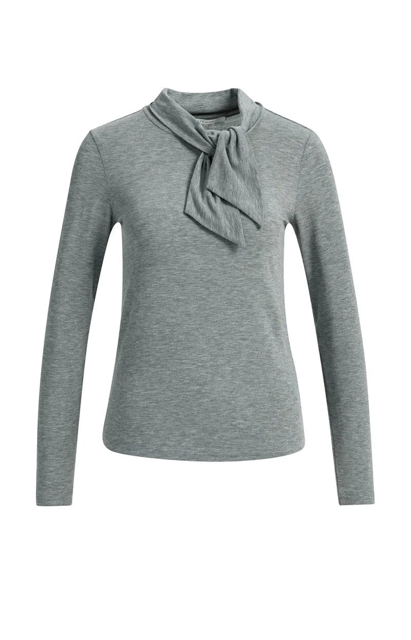 YAYA Women 01-709436-610 top l/m dames grijs melee