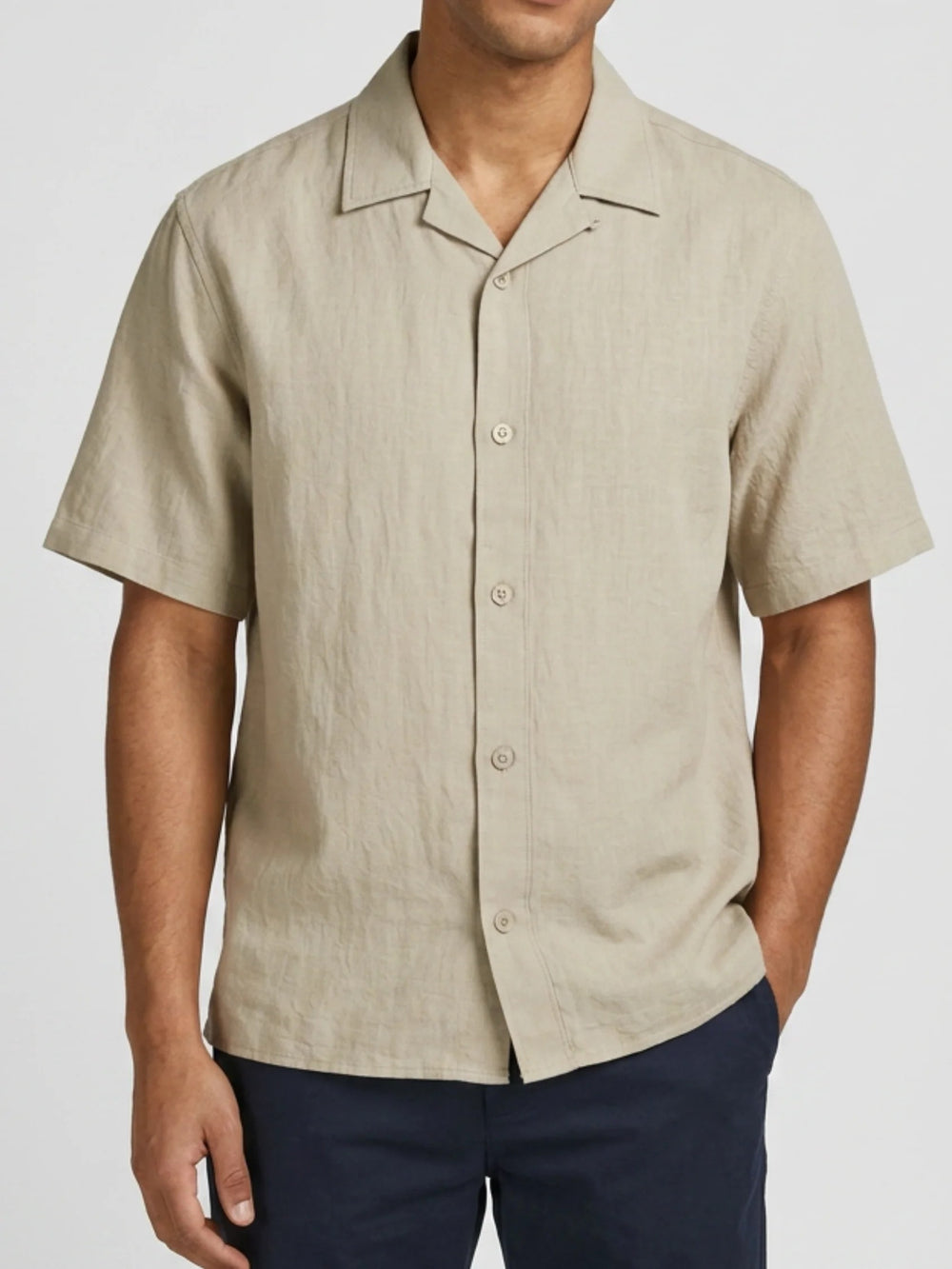 Jack & Jones overhemd zand – heren