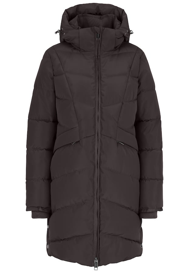 Covered winterjas dames zwart – Adele