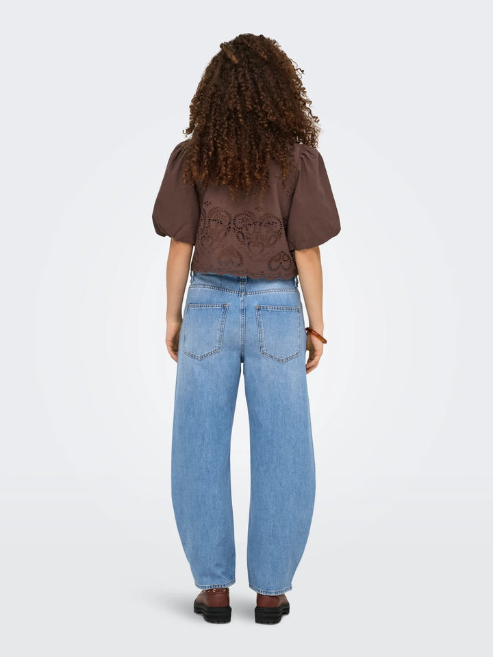 Only 15371045 Bryson top k/m dames bruin