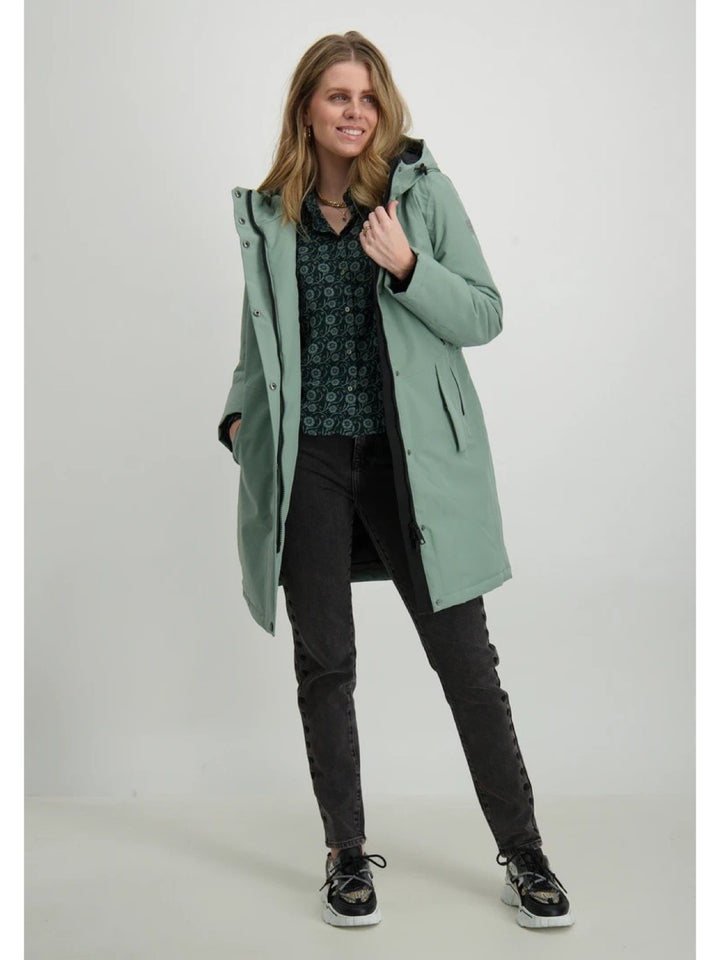 Covered L60359 Frida winterjas dames – lichtblauw