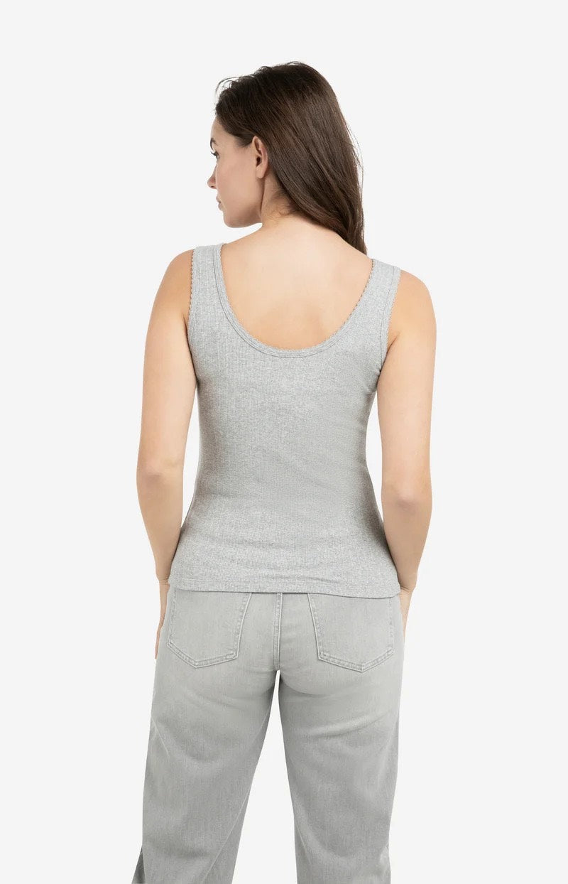 YAYA Women singlet grijs – dames