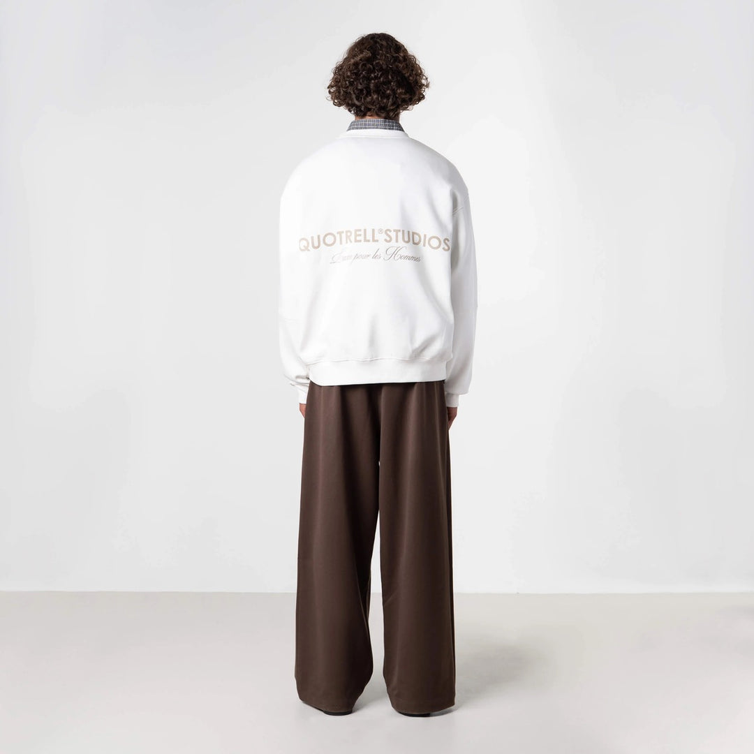 Quotrell SW53671 Studios crewneck – heren sweater - Off-white