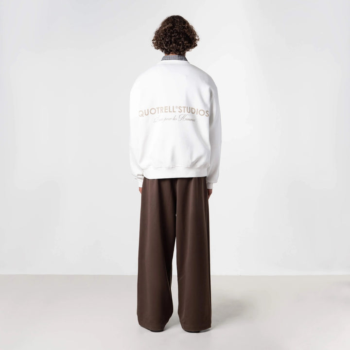 Quotrell SW53671 Studios crewneck – heren sweater - Off-white