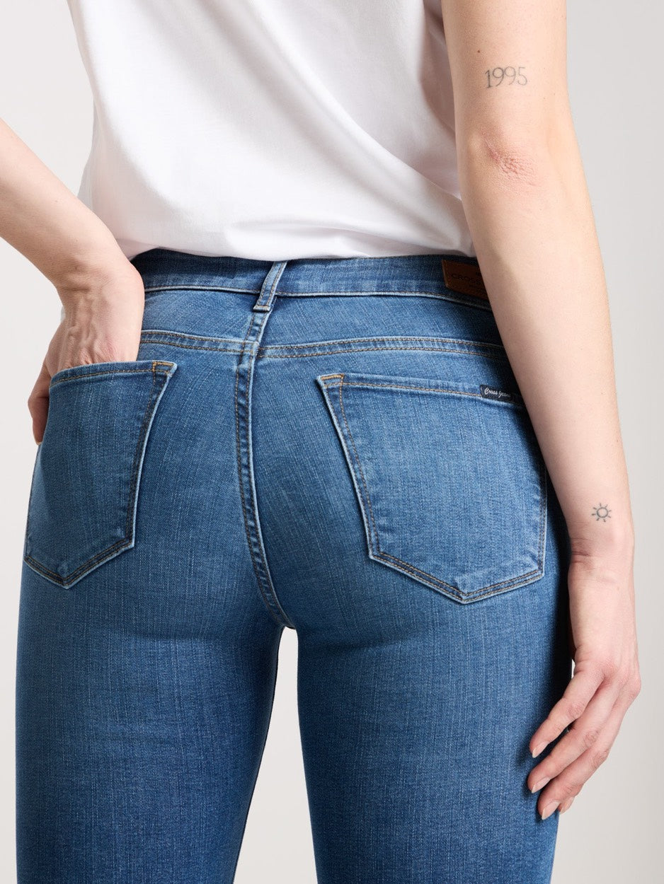 Cross Jeans P 433-022 slim fit jeans dames – blue denim - L32