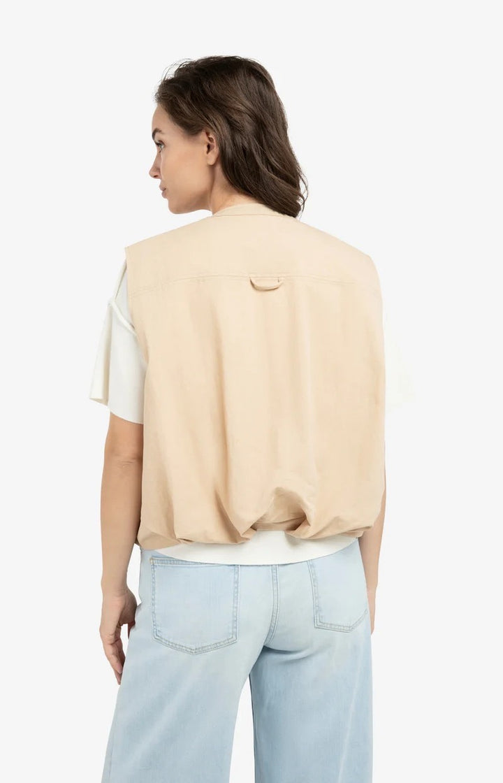 YAYA Women gilet zand – dames