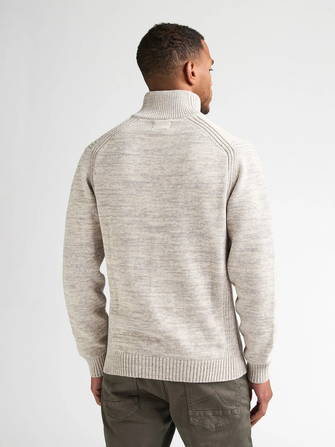 Petrol men M-3060-KWC226 trui heren lichtgrijs - Beige