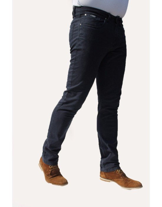 Brams Paris Hugo lange broek heren – navy - L34