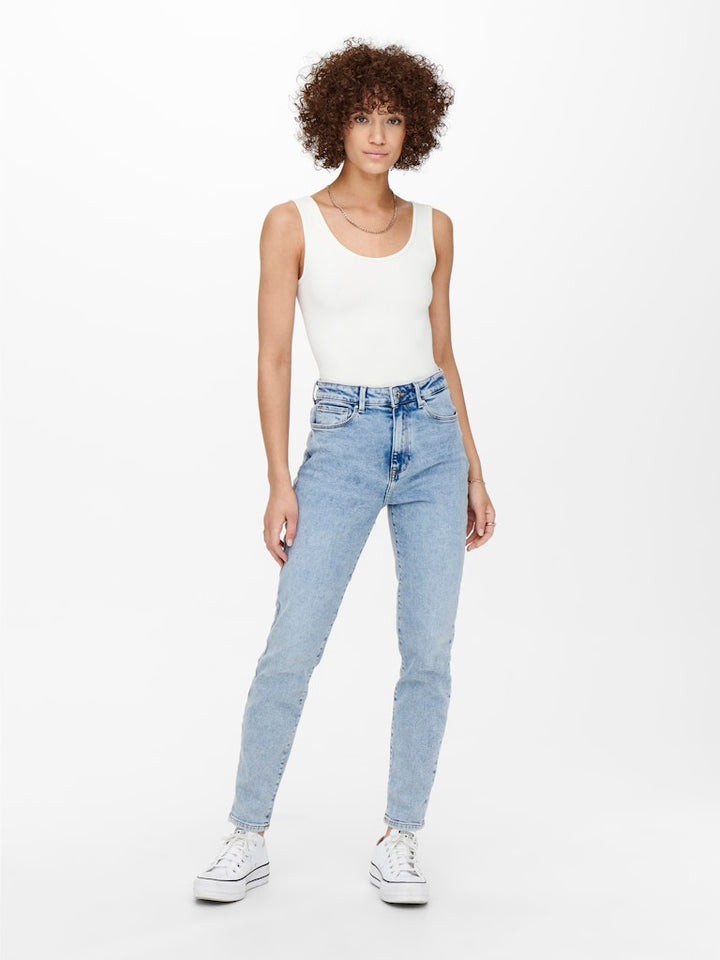 Only 15248715 Emily jeans blue denim – dames - L32