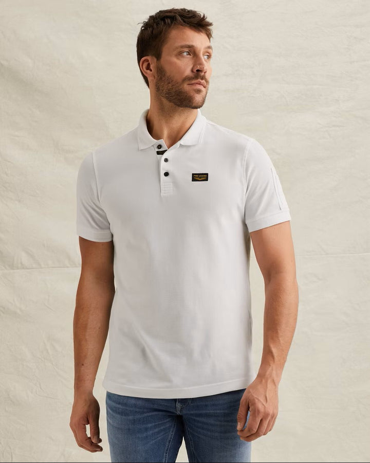 PME-Legend polo k/m heren wit – PPSS0000861