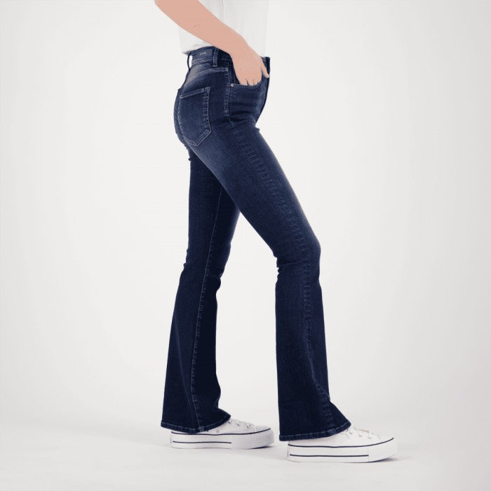raizzed dames bootcut flare jeans NOSAWD42001 – blue denim - L32