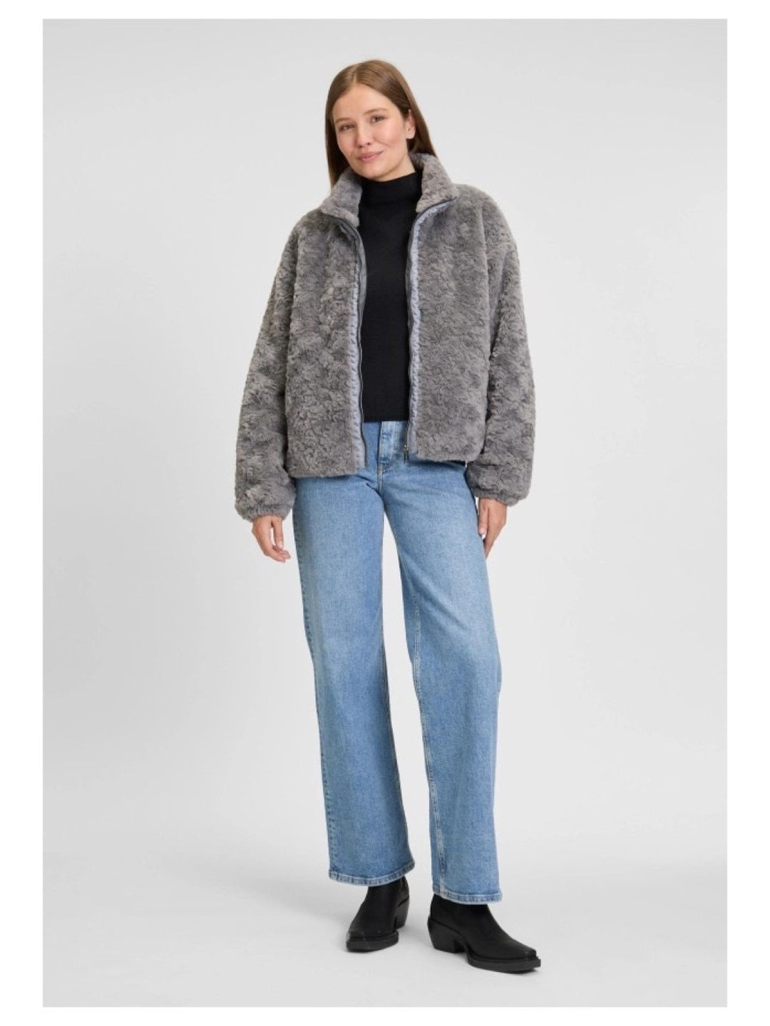 Covered L60397 Cloe tussenjas dames - grijs
