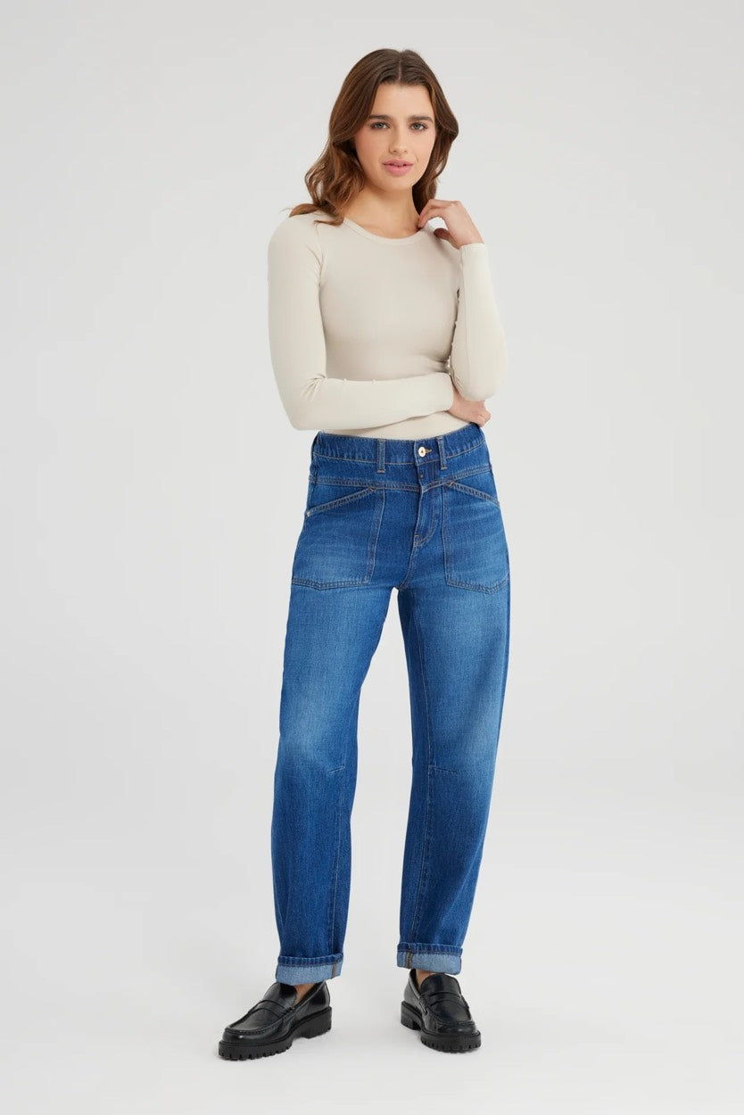 COJ Selena jeans loose fit dames blue denim - 32