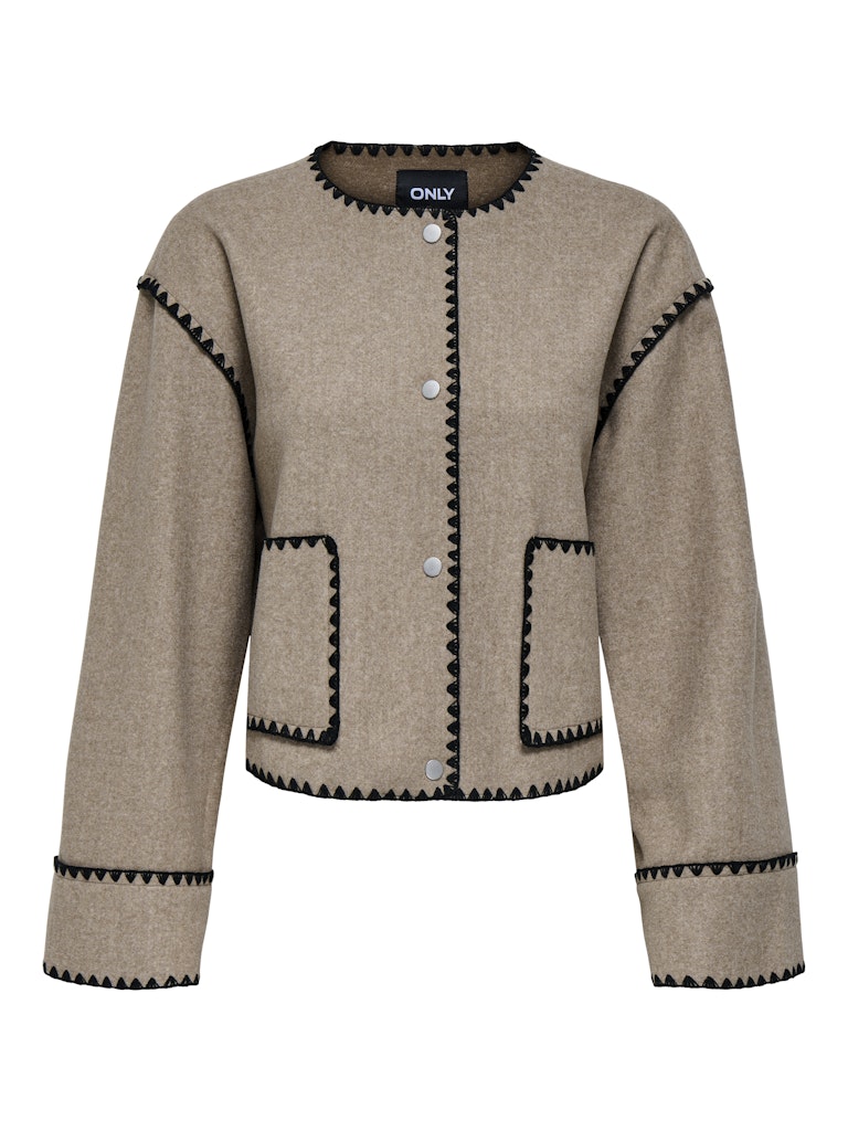 Only 15356908 Elba jack dames taupe – herfst/winter