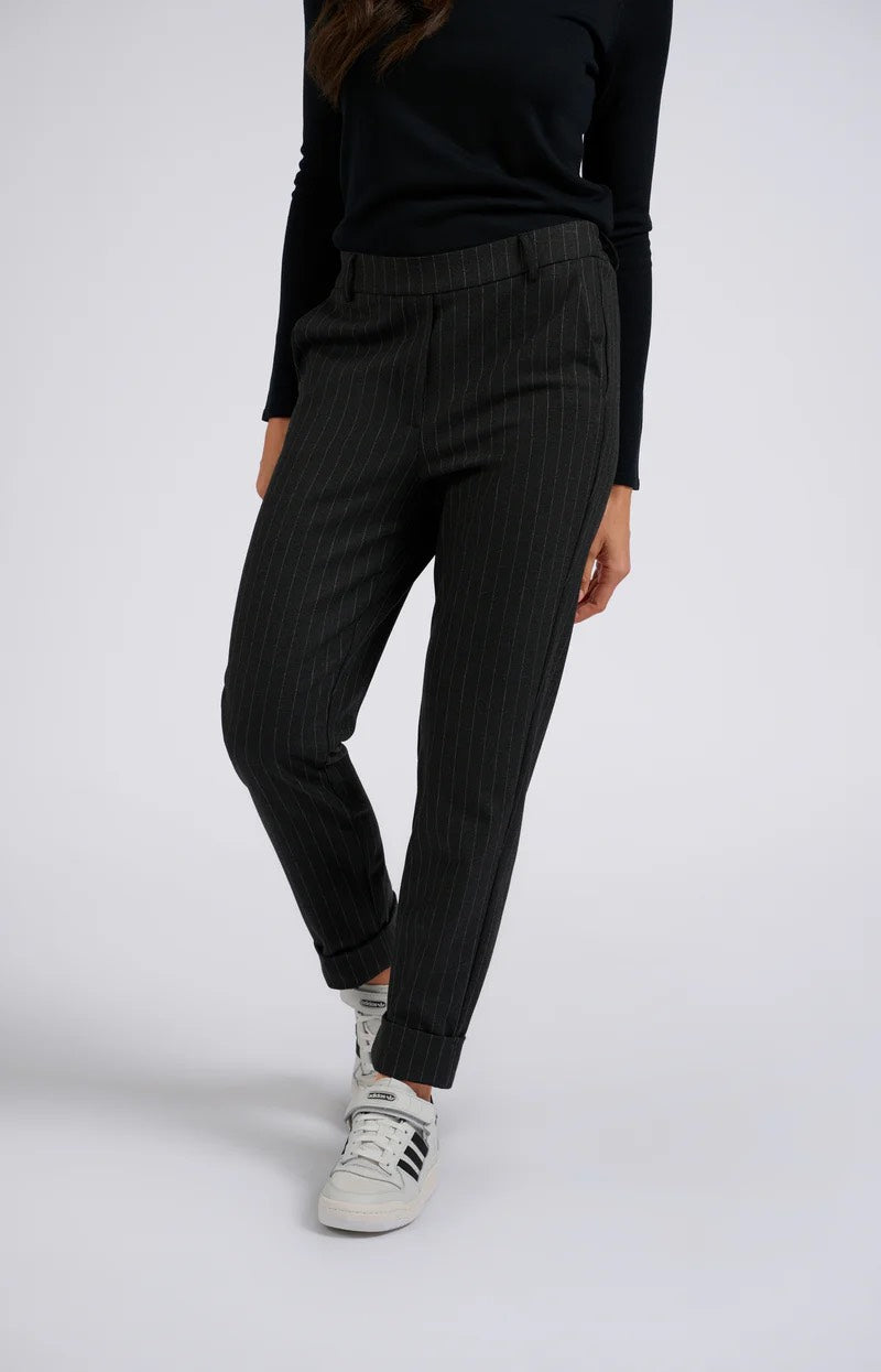 YAYA Women lange broek grijs dessin – dames