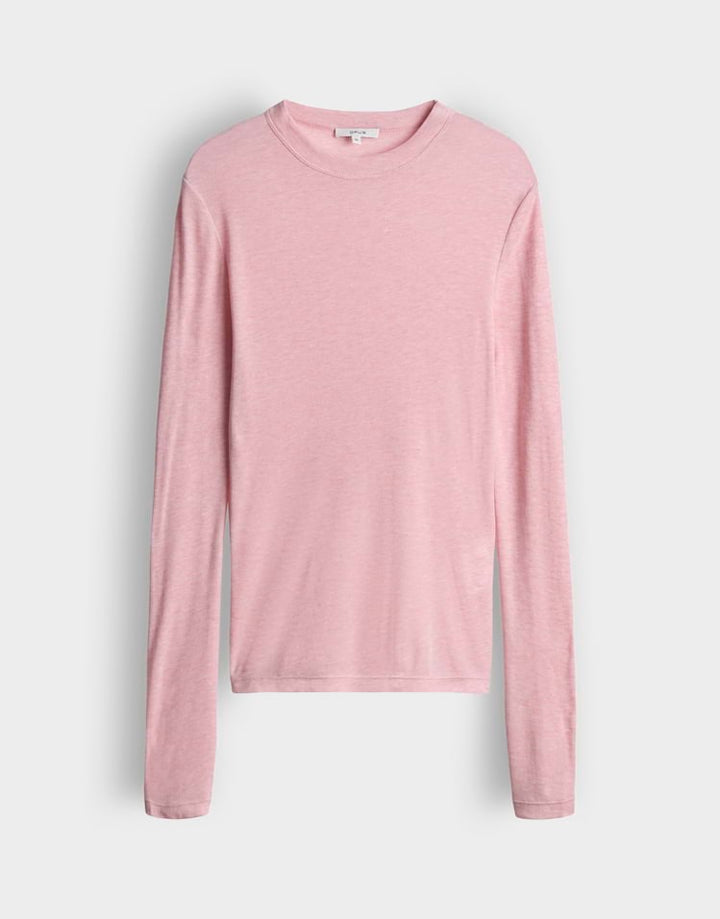 Opus Sefemina t-shirt l/m licht roze – dames