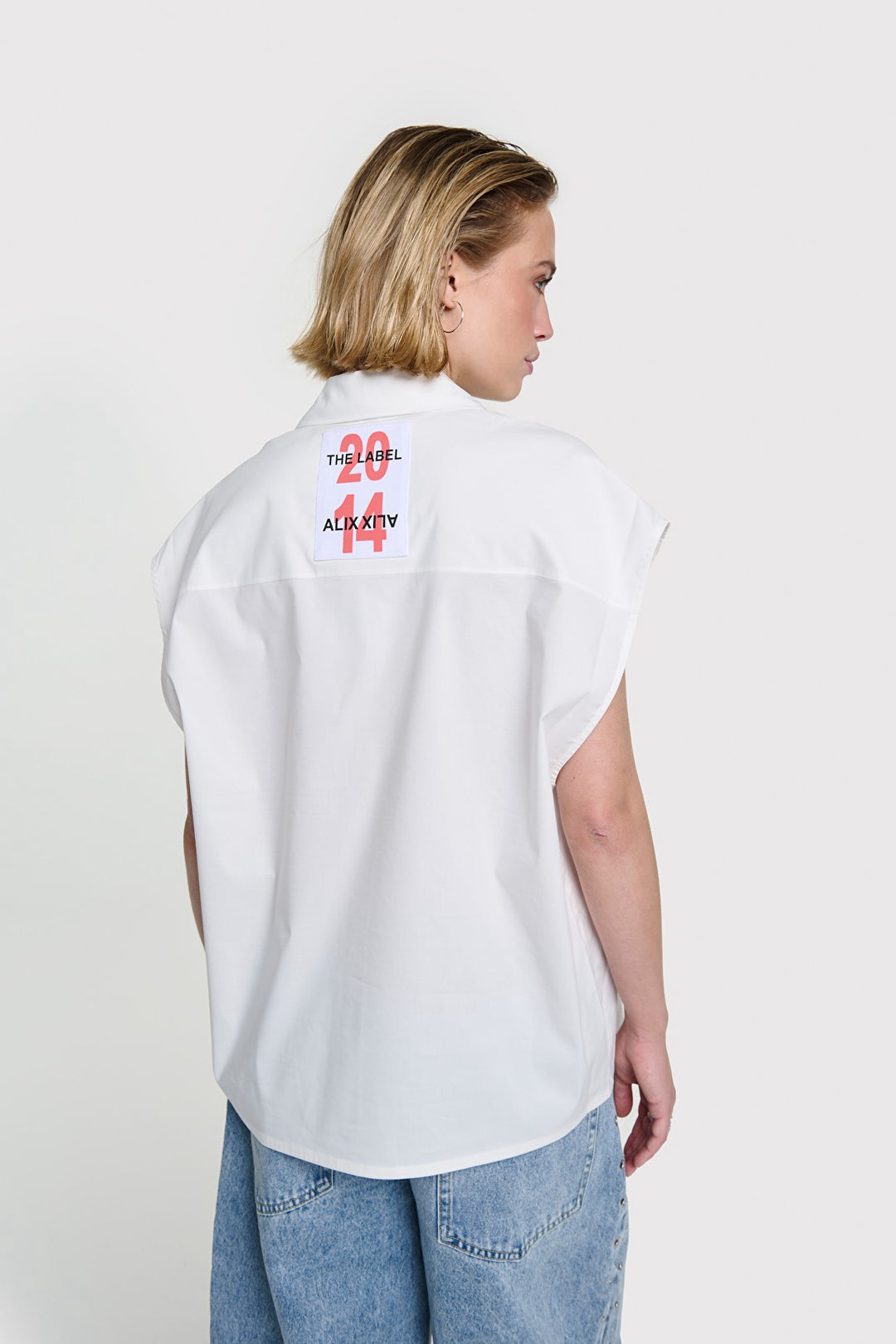 Alix the label blouse k/m dames off-white – seizoen HW2627