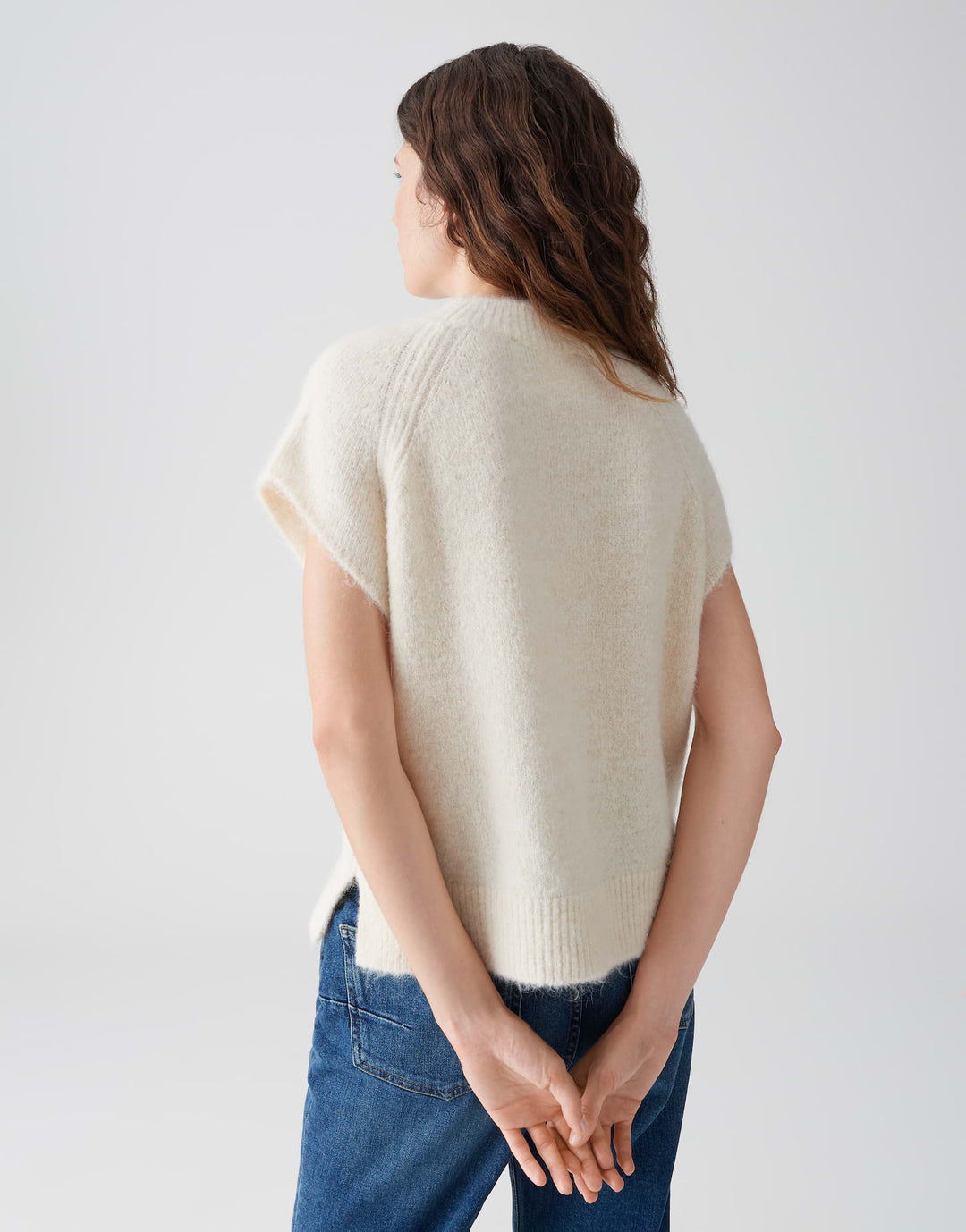 Opus Pimolia trui dames off-white