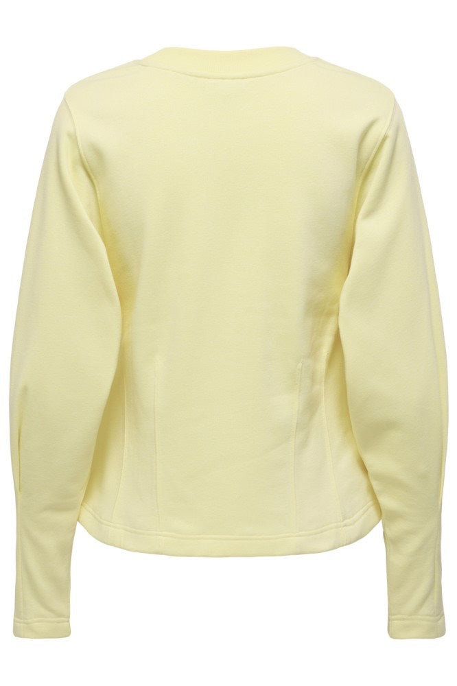 Jacqueline de Yong 15369774 Creame – dames top licht geel
