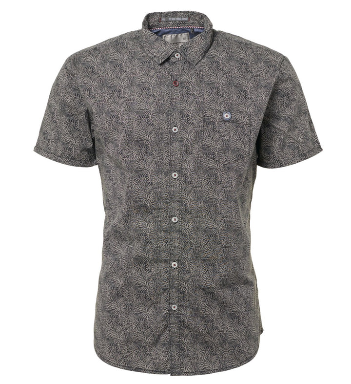 Jack & Jones 12295083 blaskye overhemd k/m navy – heren