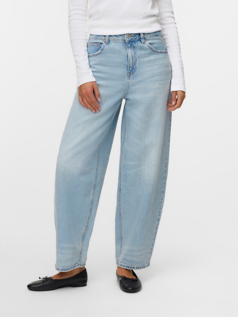 VERO MODA Billie jeans low croth-baggy fit dames - Blue Denim - L32