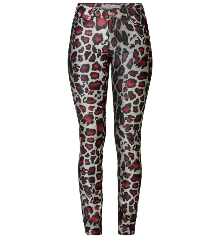 Elvira Casuals E3 26-015 Elodi lange broek dames – rood dessin