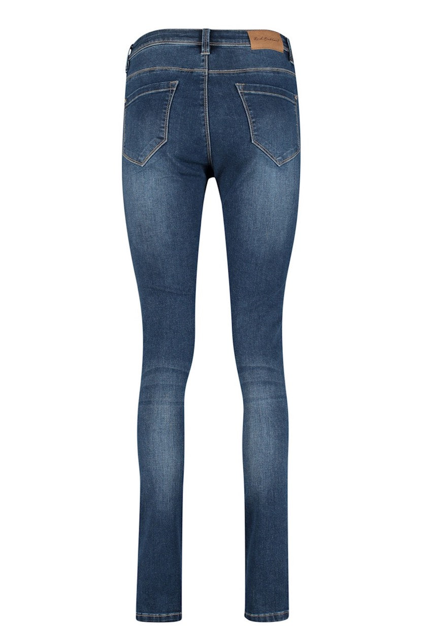 Red Button Jimmy 3800 jeans slim fit dames – blue denim - L30