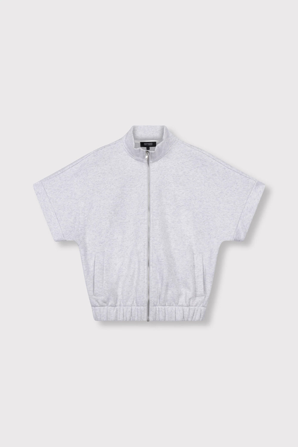 Refined department vest sweat dames grijs melee