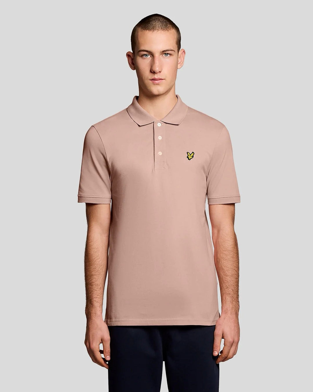 Lyle & Scott SP400VOGT polo oud roze – heren