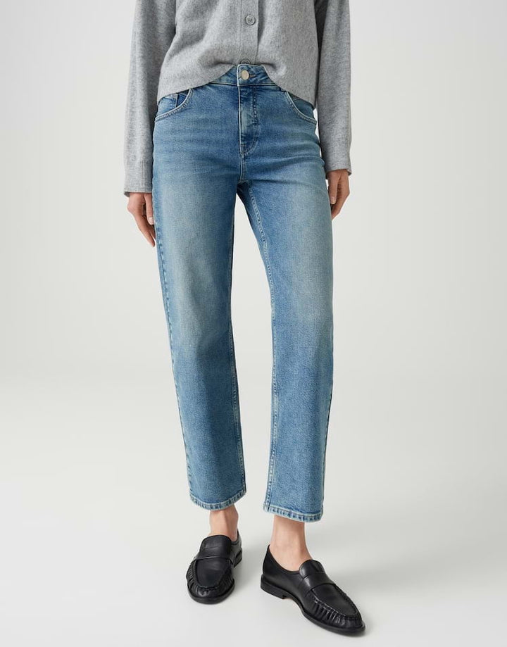 Opus Minah honesty 10607213982248 jeans regular-straight fit blue denim - L28