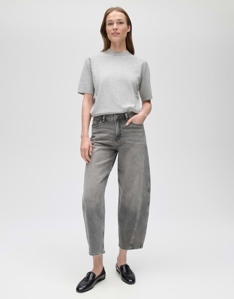 Opus Pimsi 10614514447106 trui dames grijs dessin - Grijs Melee