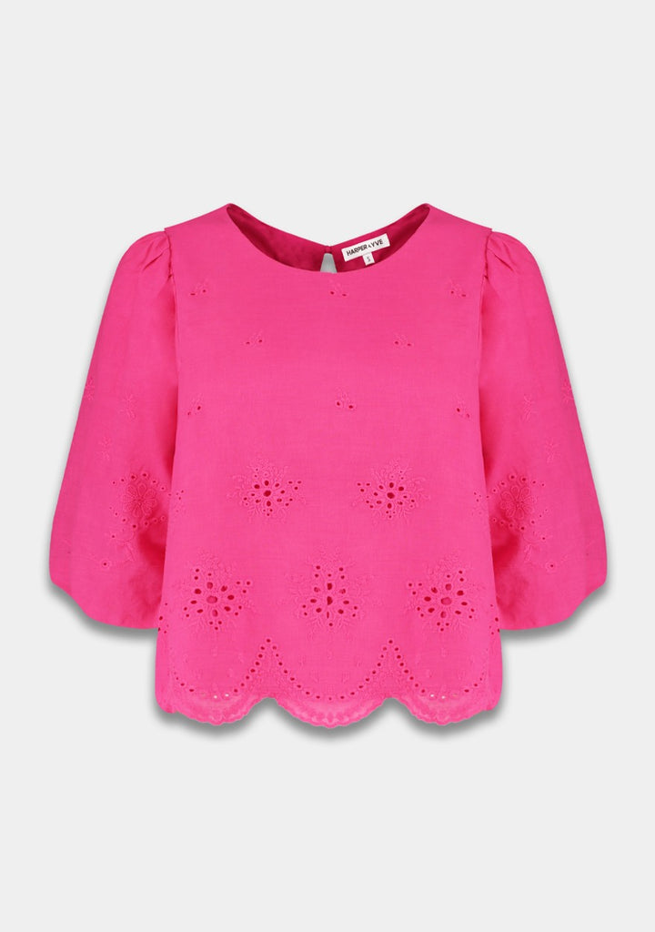 Harper and Yve SS25P609 top roze – dames