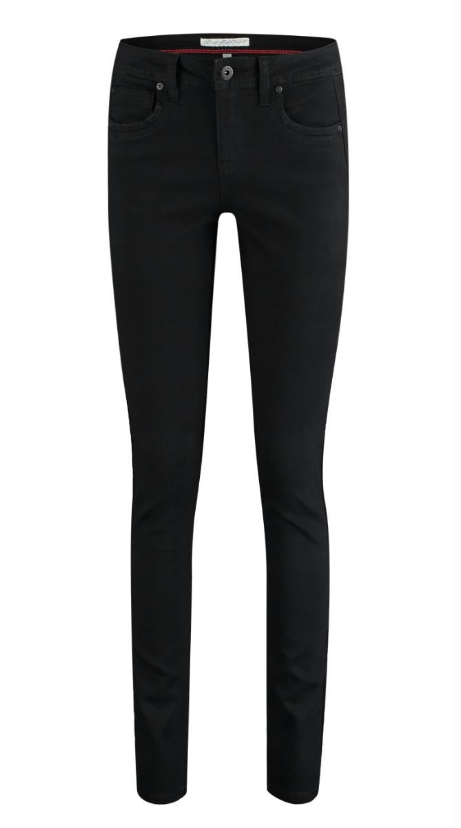 Red Button Jimmy 3804 jeans slim fit dames – black denim - L32