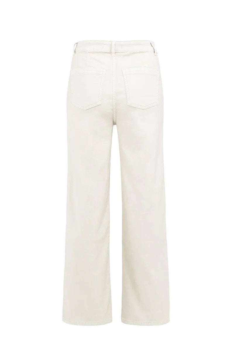 YAYA Women 01-301236-601 lange broek ecru