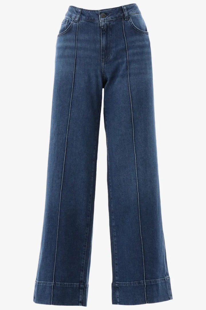 COJ Layla jeans loose fit dames – blue denim - L32