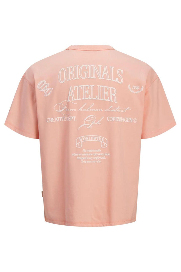 Jack & Jones Sanremo T-shirt zalm/peach – heren