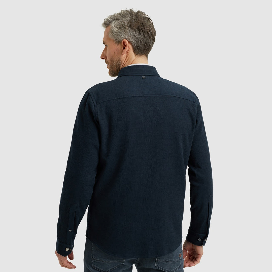 Vanguard overhemd l/m heren navy – VSI2502210